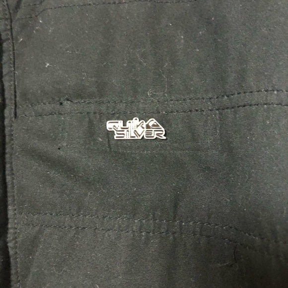 Quicksilver Mens Black Quilted Fleece Lined Jacket - Picture 9 of 12